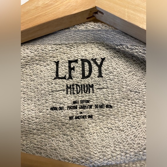 Live Fast Die Young frayed sweater - Picture 3 of 3